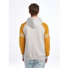 Jerzees pulóver NuBlend Varsity 271 melírozott zab-melírozott mustár