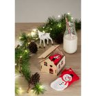 hi!dea gyerek zokni Star piros-fehér-fekete