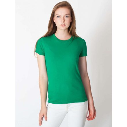 American Apparel női póló Fine Jersey 146 zöld