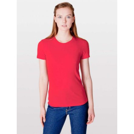 American Apparel női póló Fine Jersey 146 piros