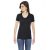 American Apparel női póló Poly-Cotton 125 melírozott fekete