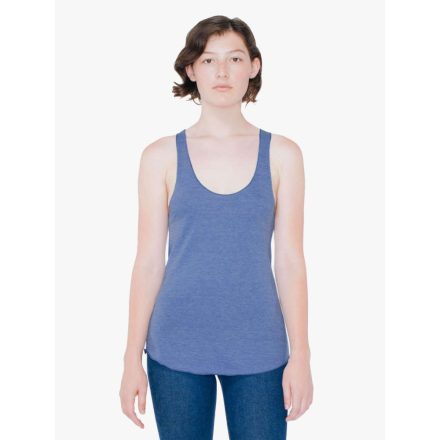 American Apparel női trikó Tri-Blend 136 kék