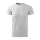 Malfini póló Basic 160 világosszürke melírozott