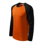 Rimeck hosszú ujjú póló Street 180 narancs-fekete