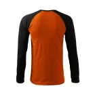 Rimeck hosszú ujjú póló Street 180 narancs-fekete