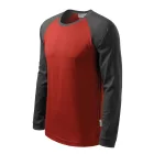 Rimeck hosszú ujjú póló Street 180 marlboro piros-sötét palakő