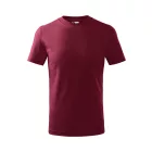 Malfini gyerek póló Basic 160 garnet