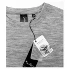 Malfini hosszú ujjú póló Merino Rise LS 190 melírozott sötétszürke