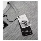 Malfini hosszú ujjú női póló Merino Rise LS 190 melírozott sötétszürke