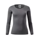 Malfini hosszú ujjú női póló Fit-T 160 acélszürke