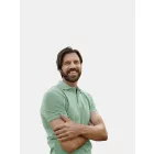 Malfini galléros póló Pique 200 zsálya