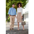 Malfini hosszú ujjú ing Style 125 égszínkék