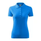 Malfini női galléros póló Pique 200 snorkel kék