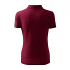 Malfini női galléros póló Pique 200 garnet