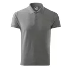 Malfini galléros póló Cotton 170 sötétszürke melírozott