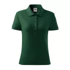 Malfini galléros női póló Cotton 170 sötétzöld