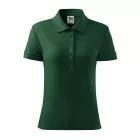 Malfini galléros női póló Cotton Heavy 220 sötétzöld