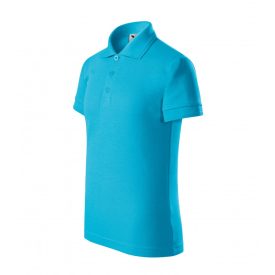 Malfini galléros gyerek póló Pique 200 türkiz