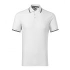 Malfini galléros póló Focus 180 fehér-fekete