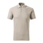 Malfini galléros póló Focus 180 melírozott drappos szürke-fehér-királykék