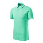 Malfini galléros póló Focus 180 menta-fehér-királykék