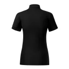 Malfini női galléros póló Prime 200 fekete