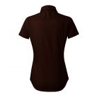 Malfini rövid ujjú női blúz Flash 105 kávé