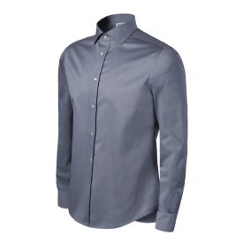   Malfini hosszú ujjú ing Journey Non-Iron 130 melírozott viharszürke
