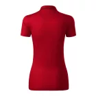 Malfini galléros női póló Grand 160 F1 piros-fekete