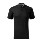 Malfini galléros póló Diamond 215 fekete-fehér