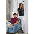 Malfini galléros póló Diamond 215 garnet-tengerkék