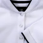 Malfini női galléros póló Diamond 215 fehér-tengerkék