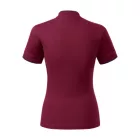 Malfini női galléros póló Diamond 215 garnet-tengerkék