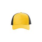 Malfini baseball sapka Trucker 5P sárga-ébenszürke