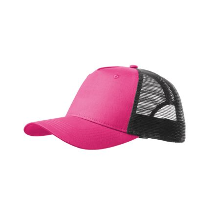 Malfini baseball sapka Trucker 5P bíborszín-ébenszürke