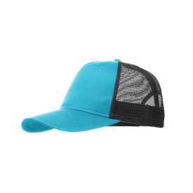Malfini baseball sapka Trucker 5P türkiz-ébenszürke