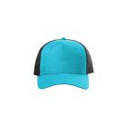 Malfini baseball sapka Trucker 5P türkiz-ébenszürke