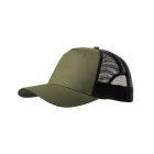 Malfini baseball sapka Trucker 5P military-fekete - II. osztály
