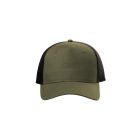 Malfini baseball sapka Trucker 5P military-fekete - II. osztály