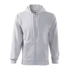 Adler/Malfini pulóver Trendy Zipper 300 világosszürke melírozott