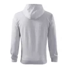 Adler/Malfini pulóver Trendy Zipper 300 világosszürke melírozott