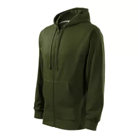 Malfini pulóver Trendy Zipper 300 military