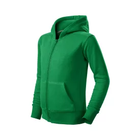 Malfini gyerek pulóver Trendy Zipper 300 fűzöld