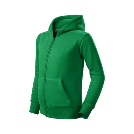 Malfini gyerek pulóver Trendy Zipper 300 fűzöld