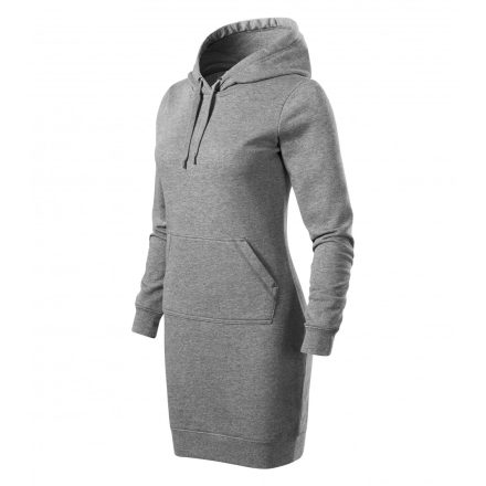 Malfini női pulóver-ruha Snap 320 melírozott sötétszürke