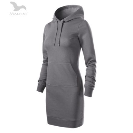 Malfini női pulóver-ruha Snap 320 melírozott sötétszürke