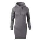 Malfini női pulóver-ruha Snap 320 melírozott sötétszürke