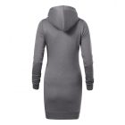 Malfini női pulóver-ruha Snap 320 melírozott sötétszürke