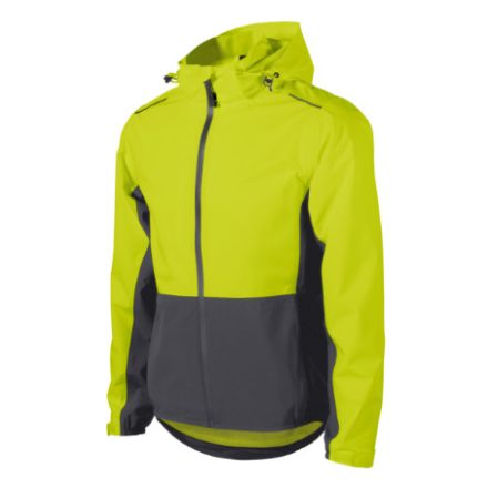 Malfini softshell dzseki Rainbow 105 neon sárga-acélszürke