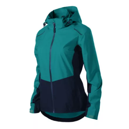 Malfini softshell női dzseki Rainbow 105 smaragdzöld-tengerkék